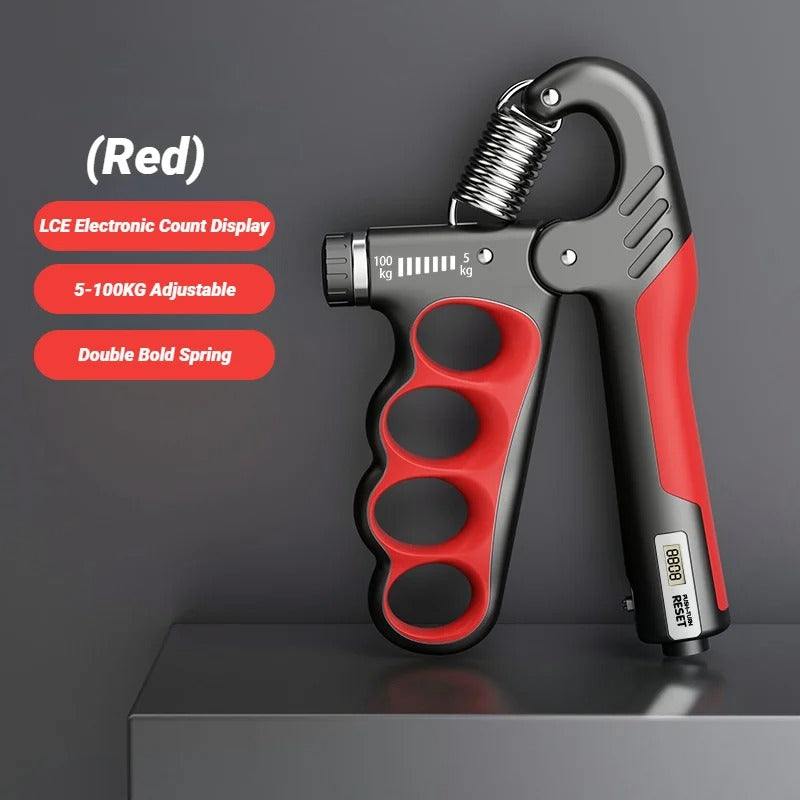 Adjustable Grip Strengthener 5–100 KG with Intelligent Counter – Hand, Wrist & Forearm Trainer