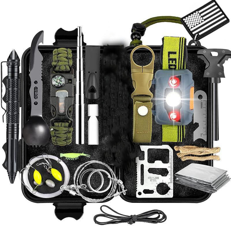 Adventure Survival Tool Kit – Multi-Functional Outdoor Survival & First Aid Set
