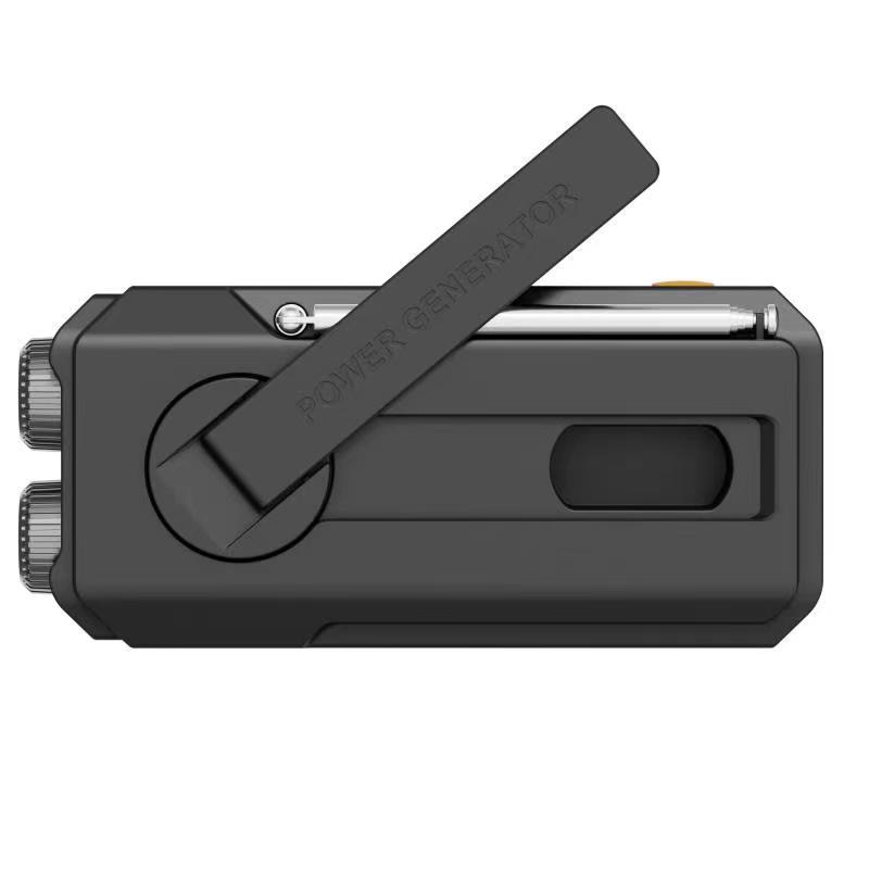 Portable Handheld Radio with Built-In Speaker, USB Charging & Type-C Cable