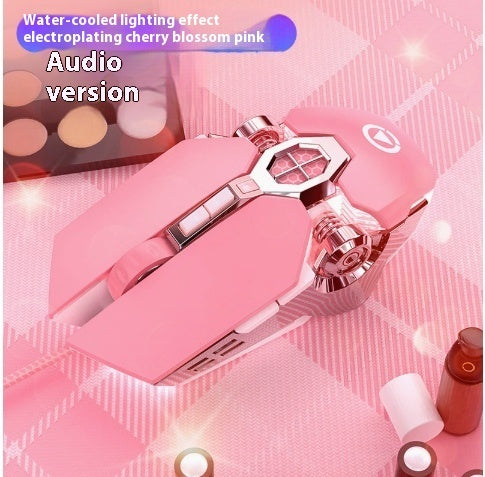 Wired Gaming Mouse – USB LED Light-Up Mouse with Silent Click