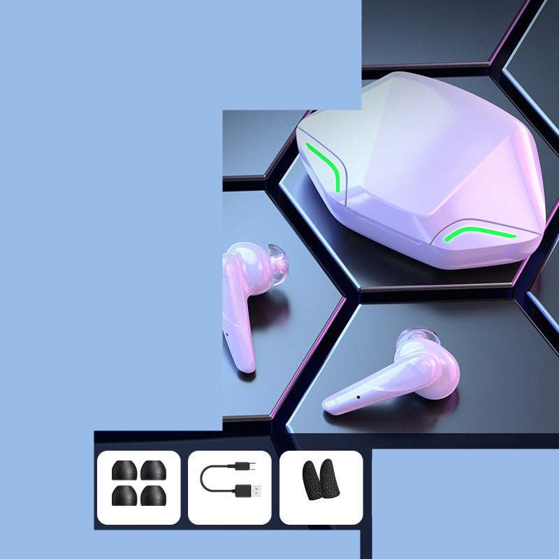 Wireless Bluetooth Gaming Earbuds – No Delay Sound, 24H Playtime with Charging Case