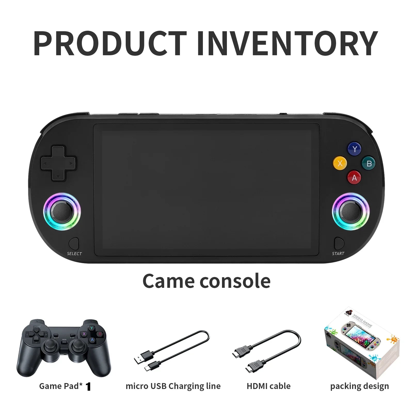 M22 Pro Handheld Retro Game Console – 128GB | 5" IPS Display | Linux EmuELEC