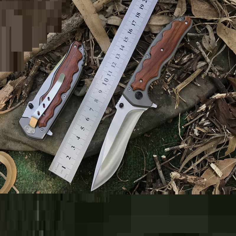 Stainless Steel Survival Knife for Outdoor Camping, Hiking & Emergency Use